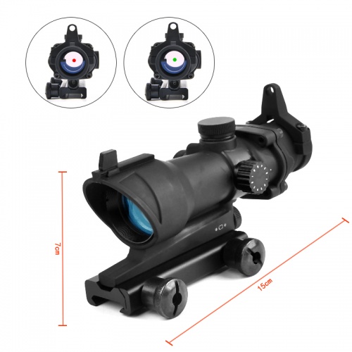 Airsoft Red Dot Optical ACOG Scope 1X32
